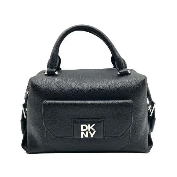 DKNY Black Robin Convertible Satchel Bag - Picture 1 of 10